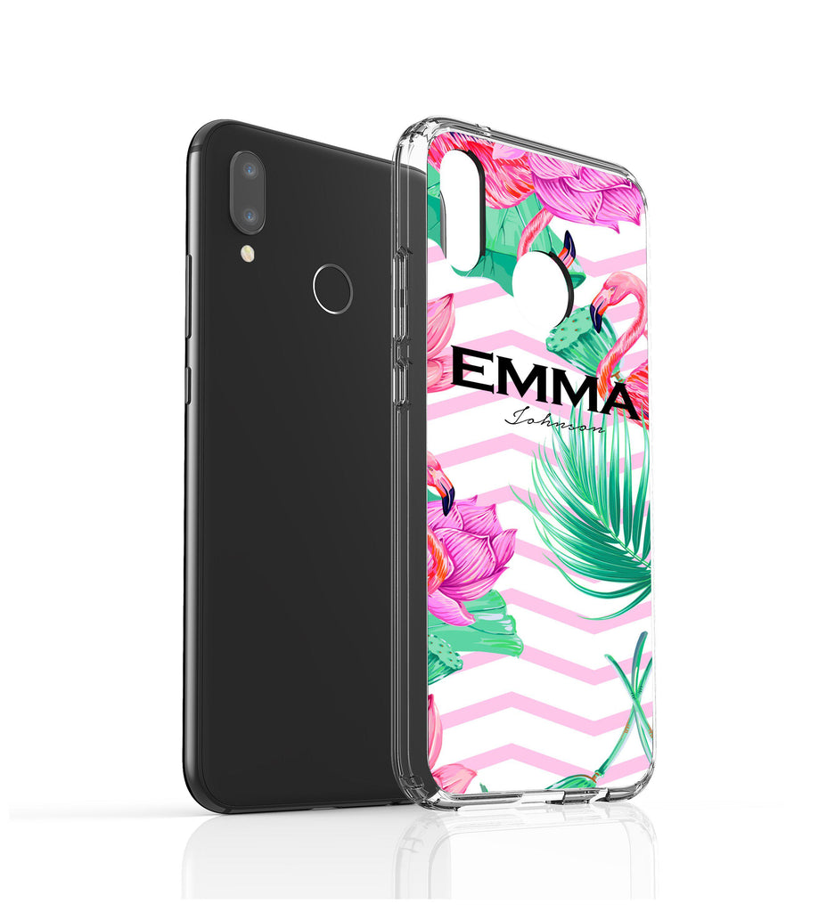 Personalised Flamingo Name Huawei P20 Lite Case