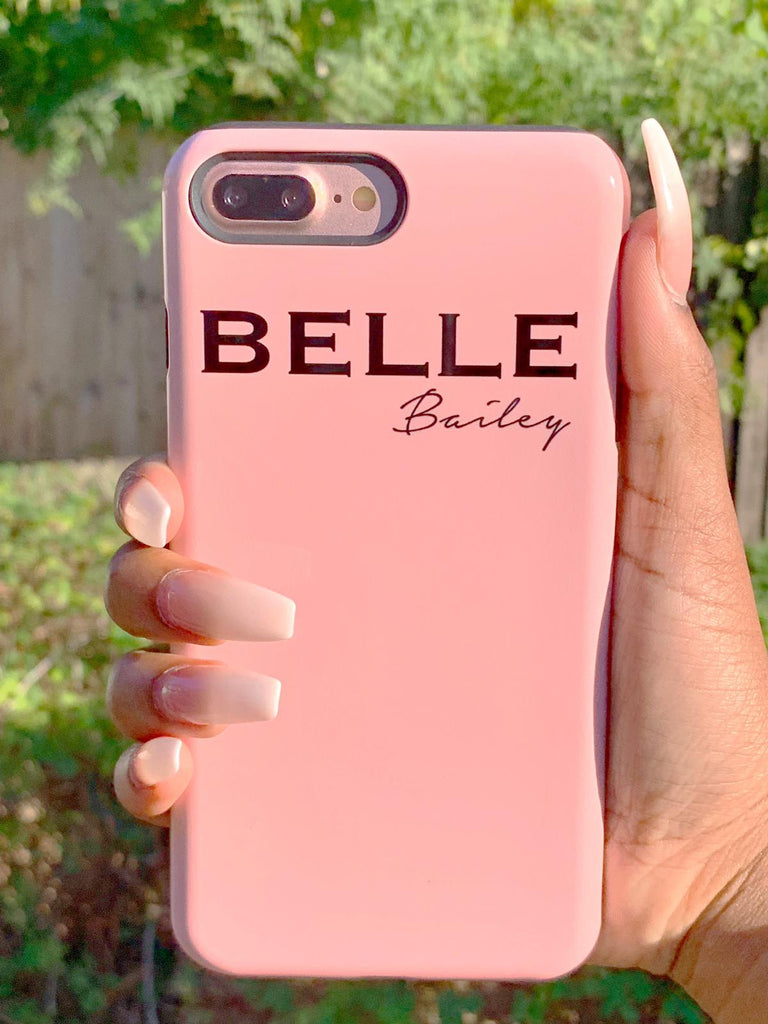 Personalised Bloom Name iPhone XS Case