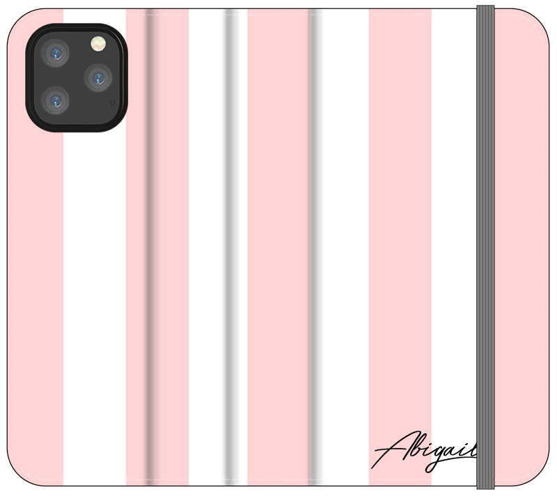Personalised Bloom Stripe iPhone 12 Pro Case