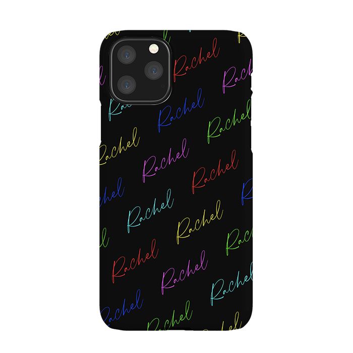 Personalised Multicolor Script Name iPhone 11 Pro Case