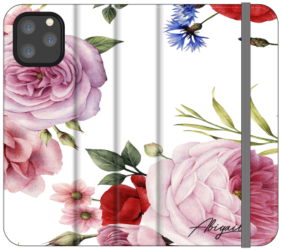 Personalised Floral Blossom Initials iPhone 11 Pro Case
