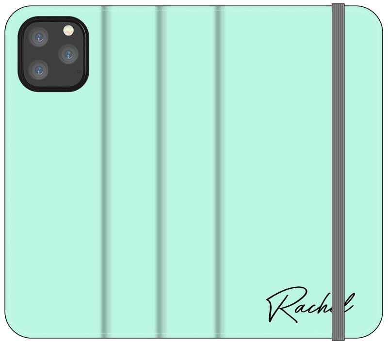 Personalised Pale Green Name iPhone 11 Pro Case