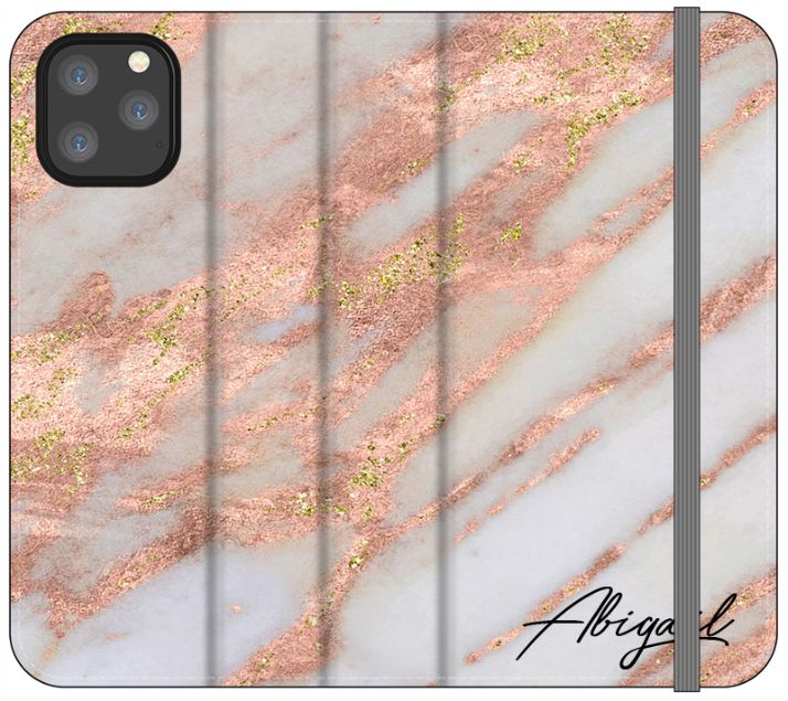 Personalised Aprilia Marble Initials iPhone 11 Pro Case
