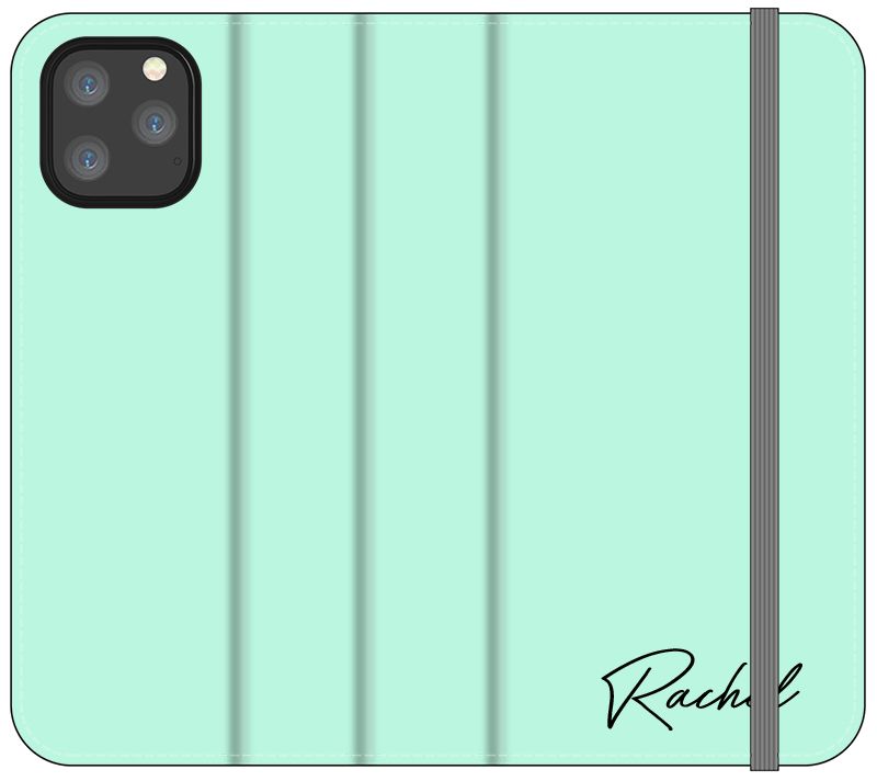 Personalised Pale Green Name iPhone 12 Pro Max Case