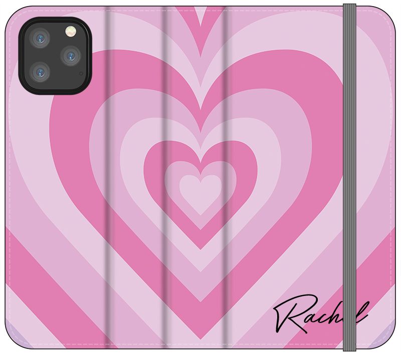 Personalised Pink Heart Latte iPhone 12 Pro Case