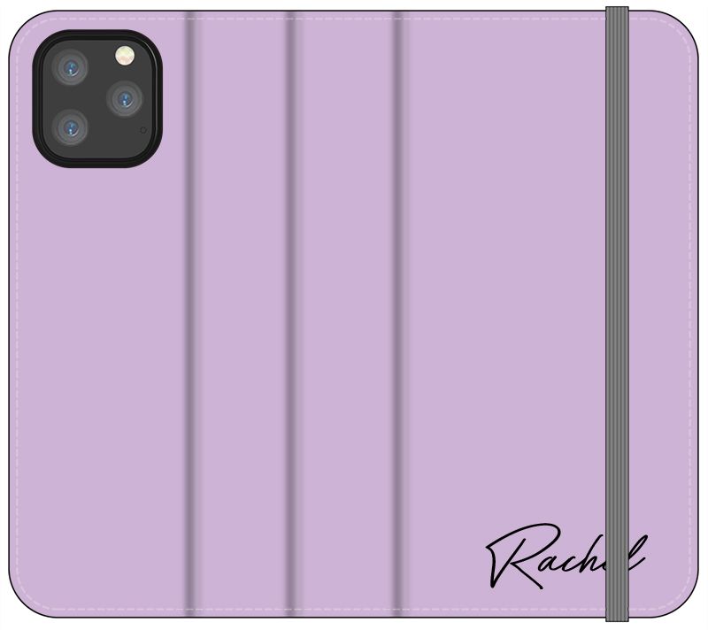 Personalised Purple Name iPhone 12 Pro Max Case
