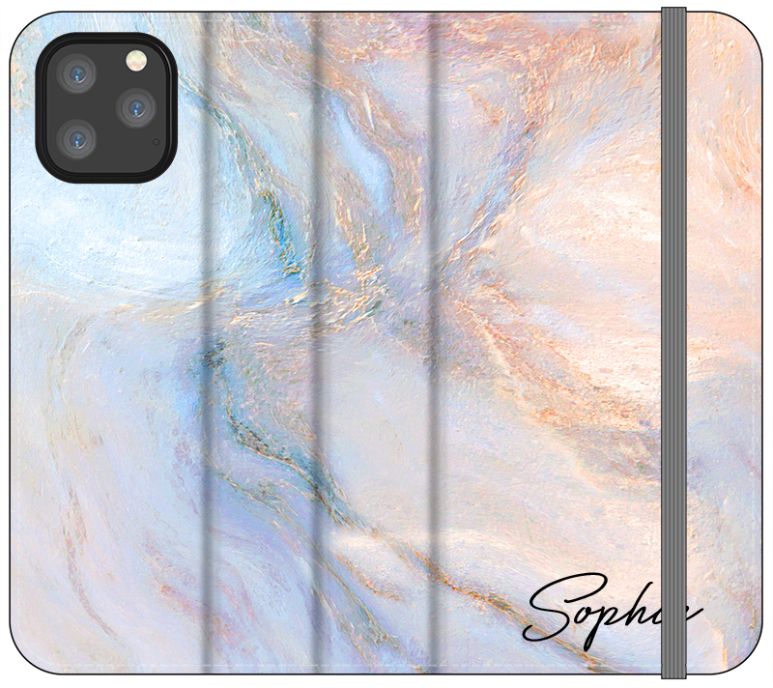 Personalised Moonshine Marble Name iPhone 12 Pro Max Case