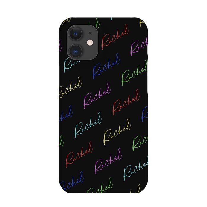 Personalised Multicolor Script Name iPhone 15 Case