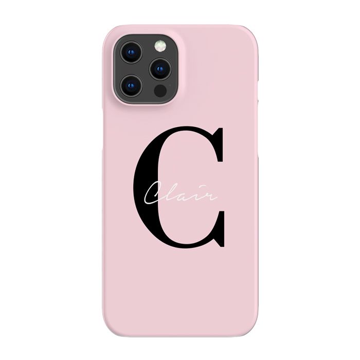 Personalised Bloom Name Initial iPhone 14 Pro Case
