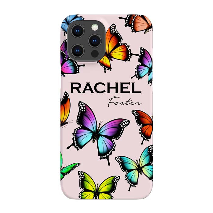 Personalised Butterfly Name iPhone 14 Pro Case