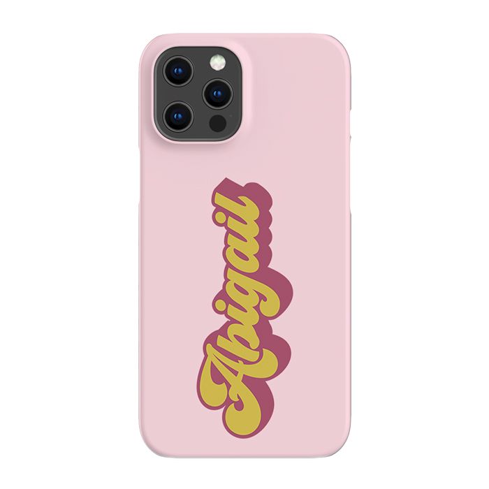 Personalised Groovy Text iPhone 15 Pro Max Case