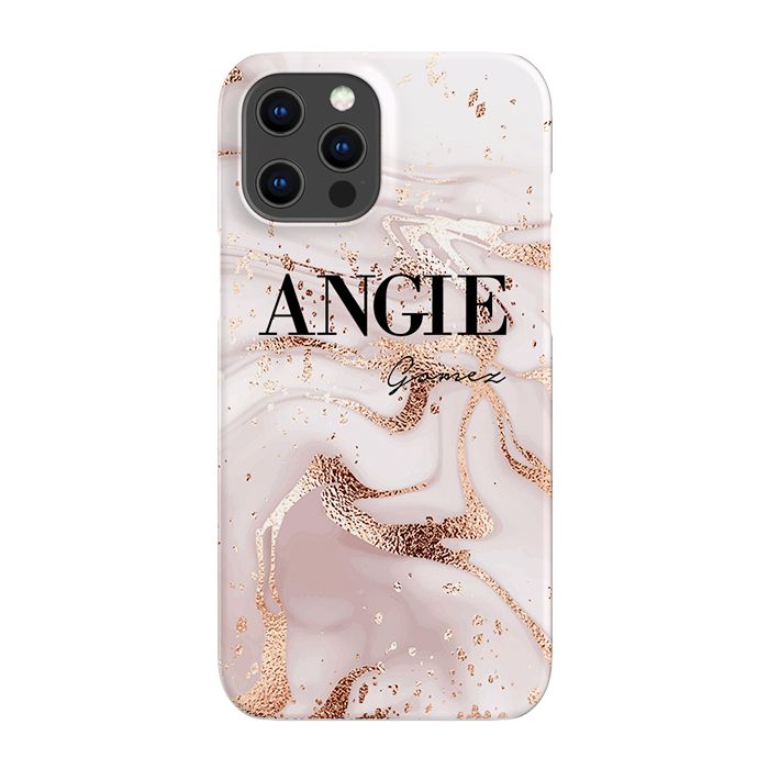 Personalised Liquid Marble Name iPhone 14 Pro Case