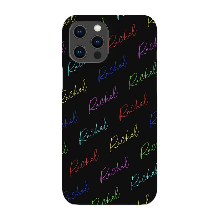 Personalised Multicolor Script Name iPhone 15 Pro Case