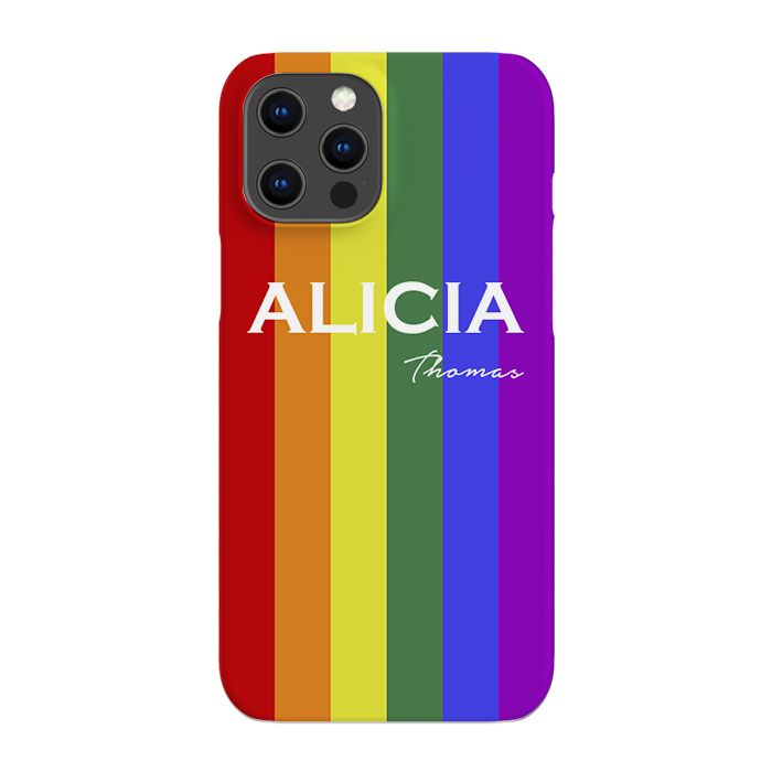 Personalised Pride iPhone 14 Plus Pro Case