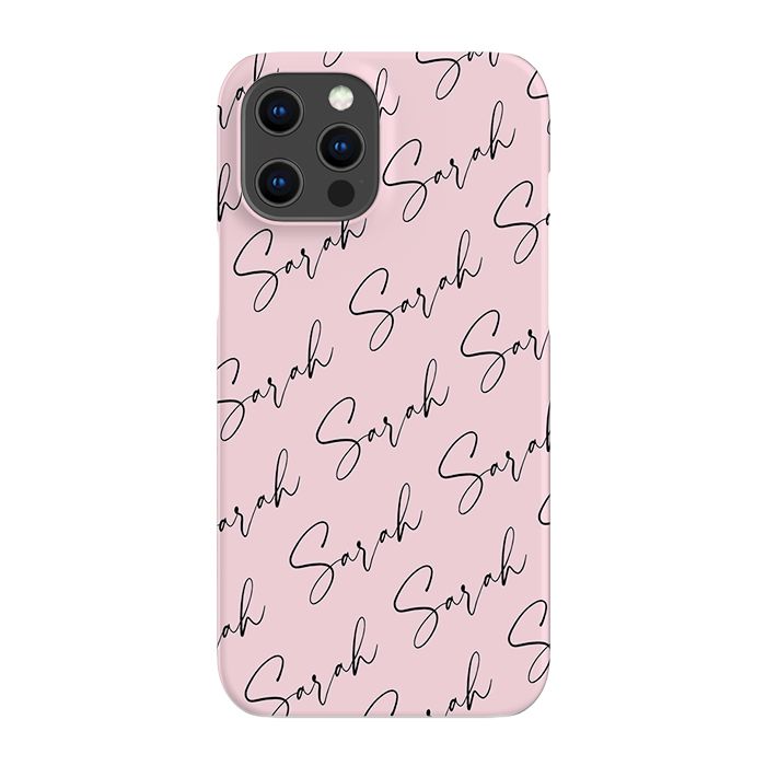 Personalised Script Name All Over iPhone 12 Pro Case