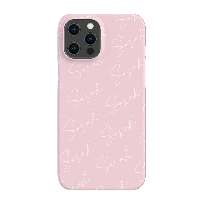 Personalised Script Name All Over iPhone 13 Pro Max Case