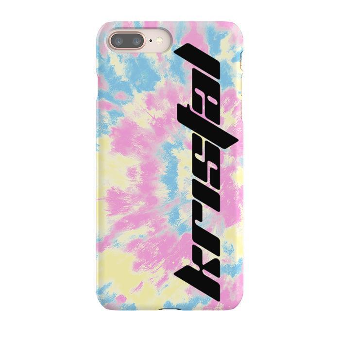 Personalised Multicolor Tie Dye Name iPhone 8 Plus Case