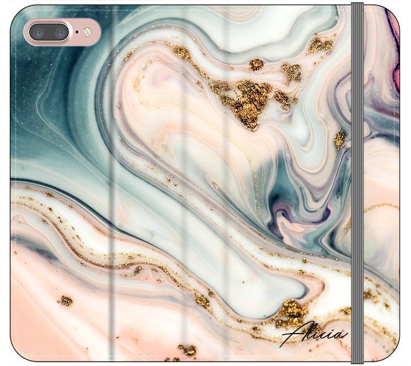 Personalised Fantasia Marble Name iPhone 8 Plus Case