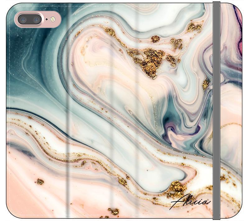 Personalised Fantasia Marble Name iPhone 7 Plus Case