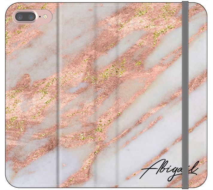 Personalised Aprilia Marble initials iPhone 7 Plus Case