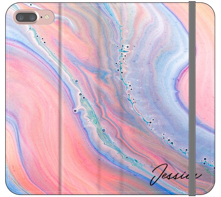 Personalised Acrylic Marble Name iPhone 8 Plus Case