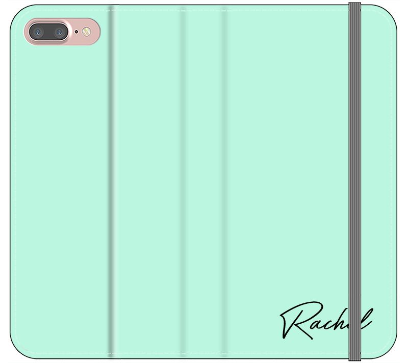 Personalised Pale Green Name iPhone 8 Plus Case