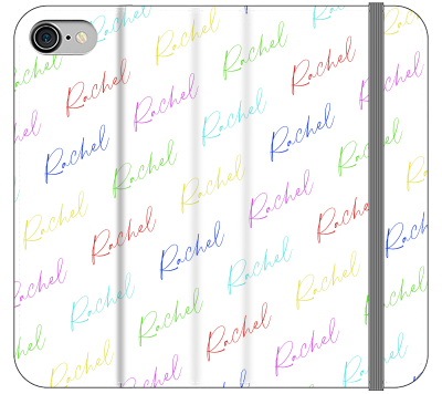 Personalised Multicolor Script Name iPhone SE Case