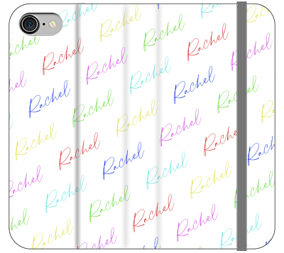 Personalised Multicolor Script Name iPhone 8 Case