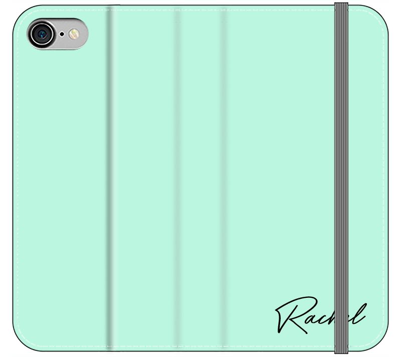 Personalised Pale Green Name iPhone SE Case