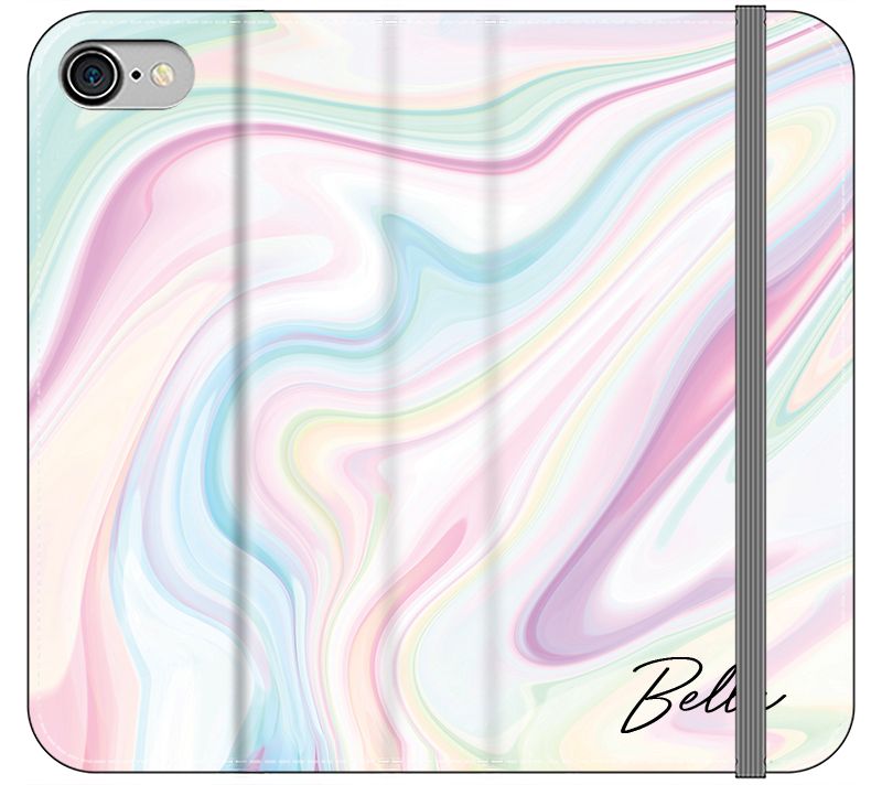 Personalised Pastel Swirl Name iPhone 7 Case