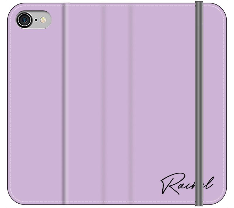 Personalised Purple Name iPhone SE Case
