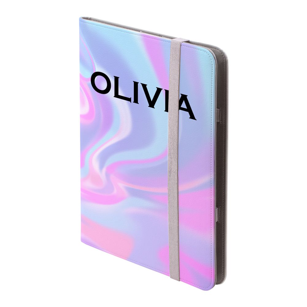 Personalised Luxe Blue Name iPad Pro Case