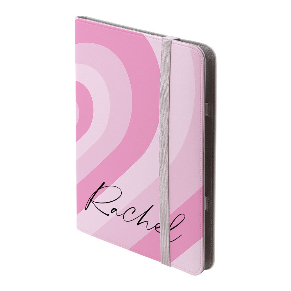 Personalised Pink Heart Latte iPad Pro Case