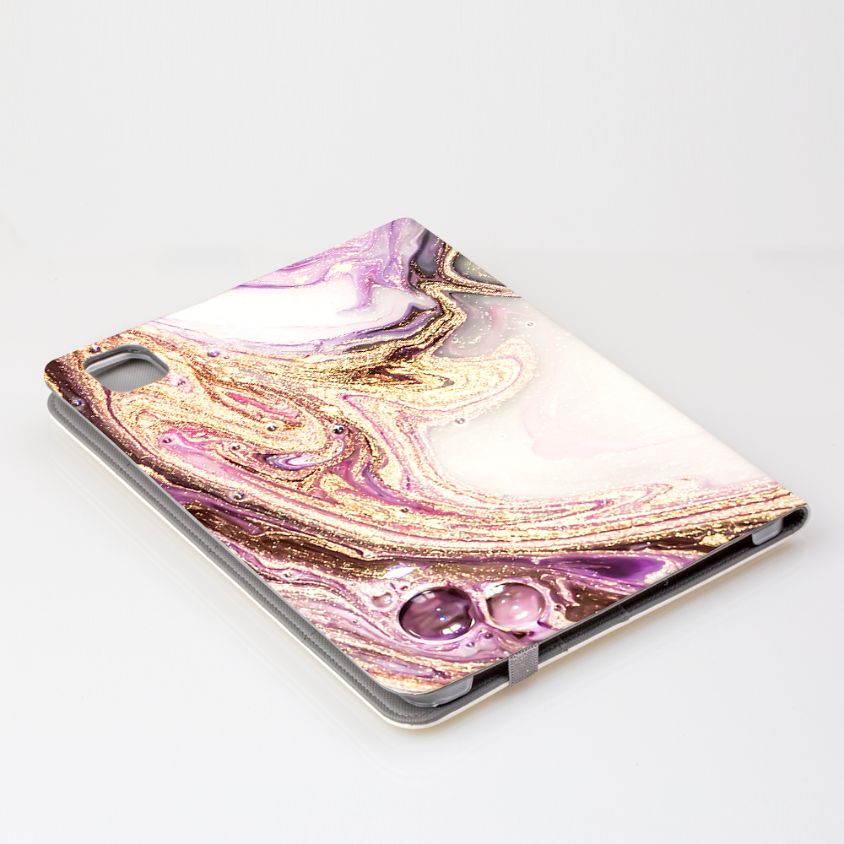 Personalised Gouache Marble Initials iPad Pro Case