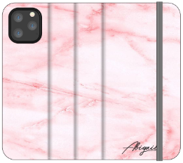 Personalised Cotton Candy Marble Initials iPhone 11 Pro Case