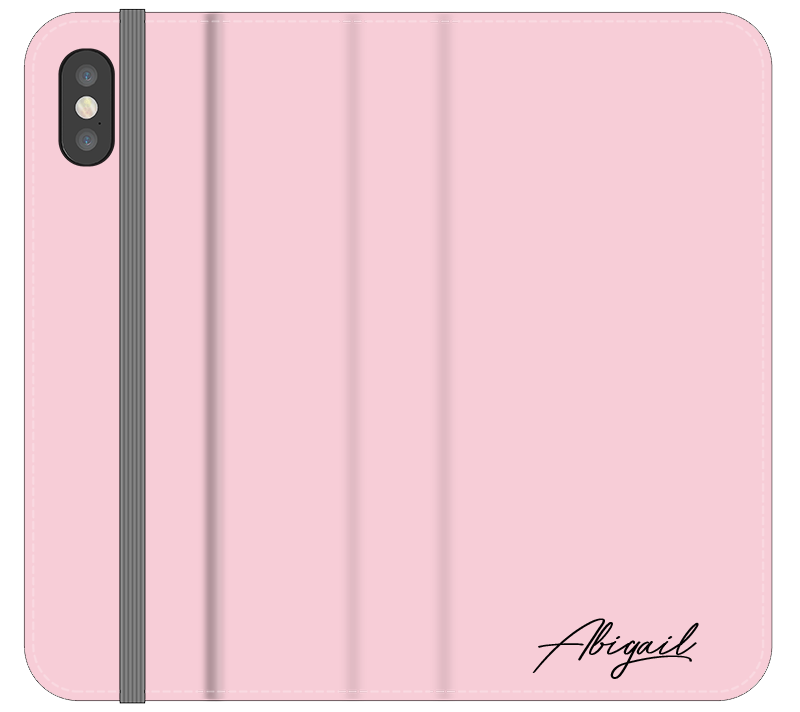 Personalised Bloom Side Name iPhone X Case