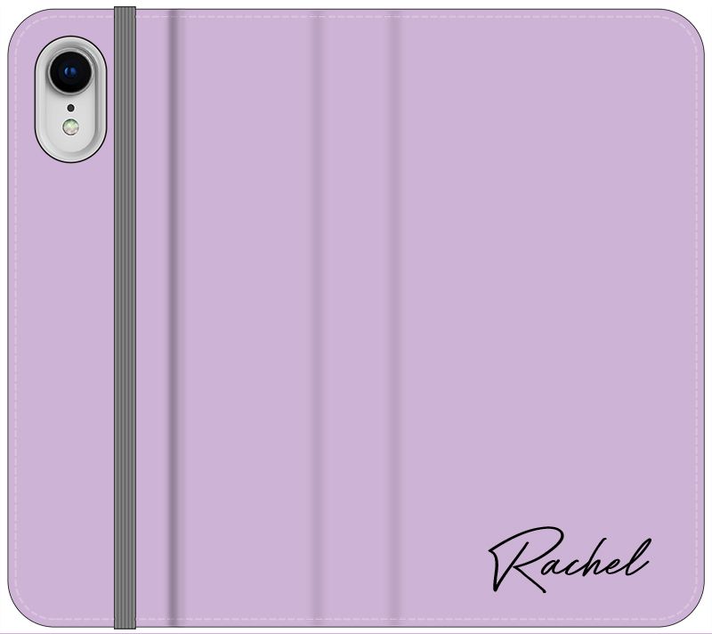 Personalised Purple Name iPhone XR Case