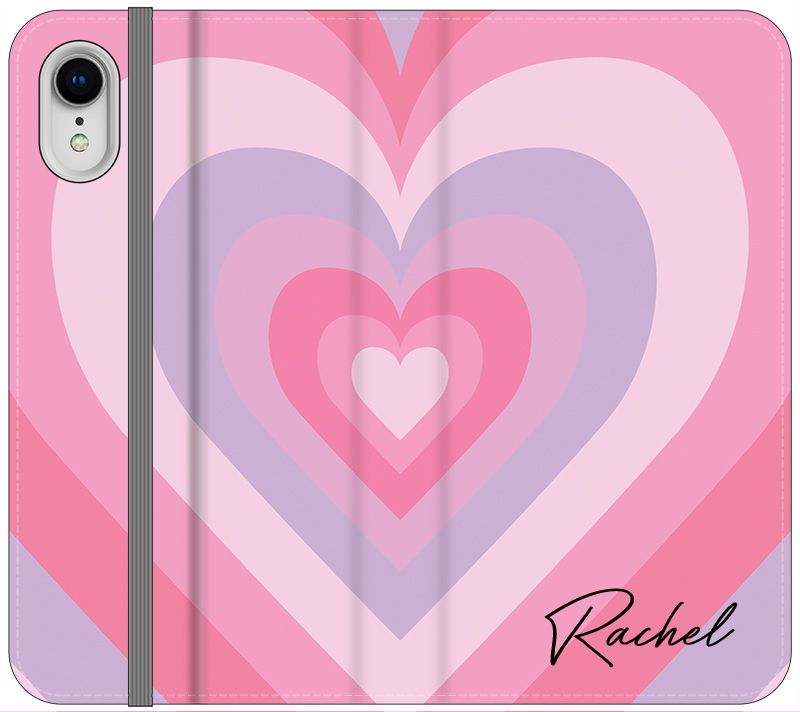Personalised Heart Latte iPhone XR Case