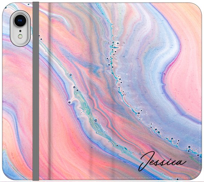 Personalised Acrylic Marble Name iPhone XR Case