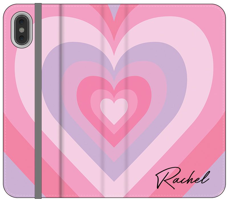 Personalised Heart Latte iPhone XS Case