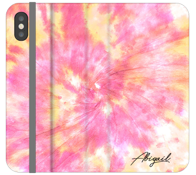 Personalised Tie Dye Name iPhone XS Case