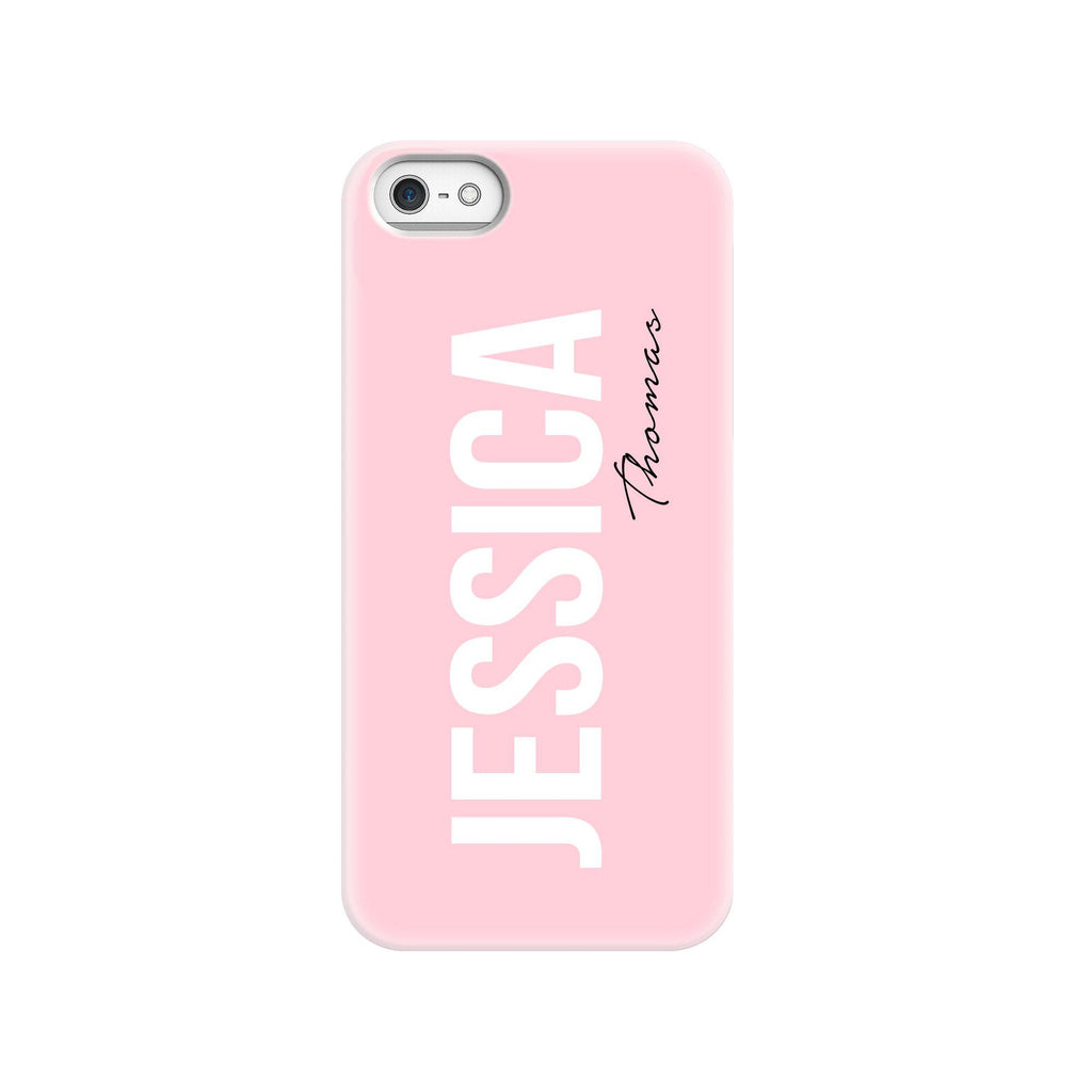 Personalised Bloom Side Name iPhone 5/5s/SE (2016) Case