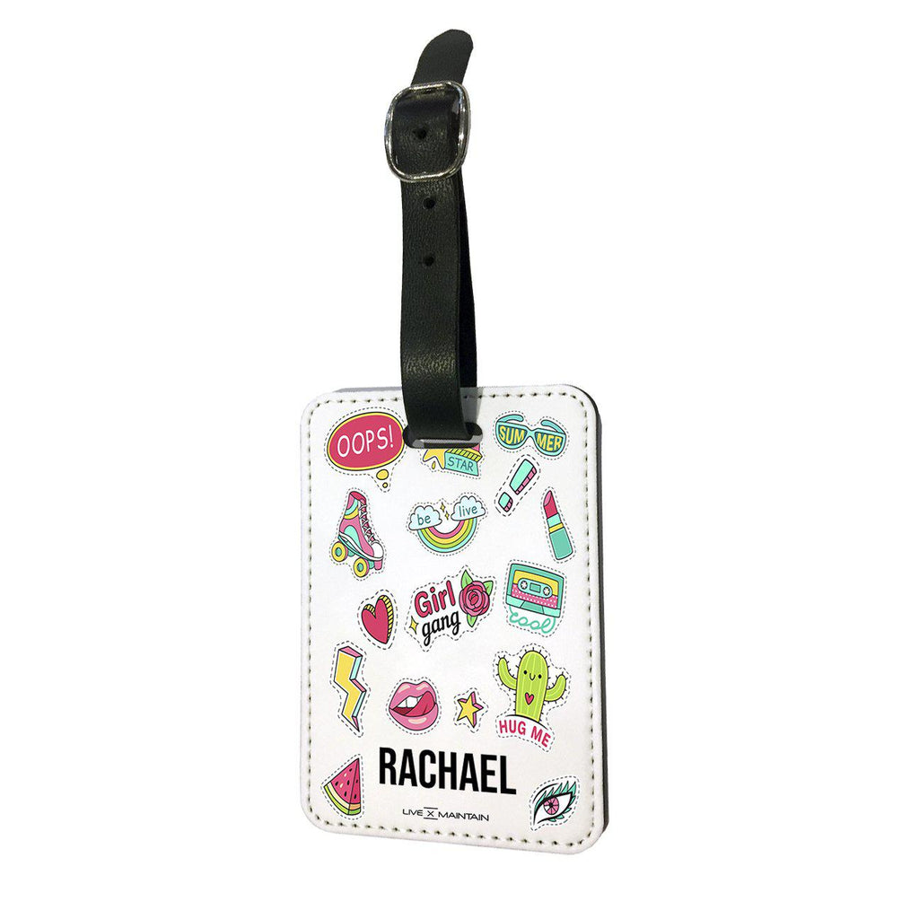 Personalised Sticker Name Luggage Tag
