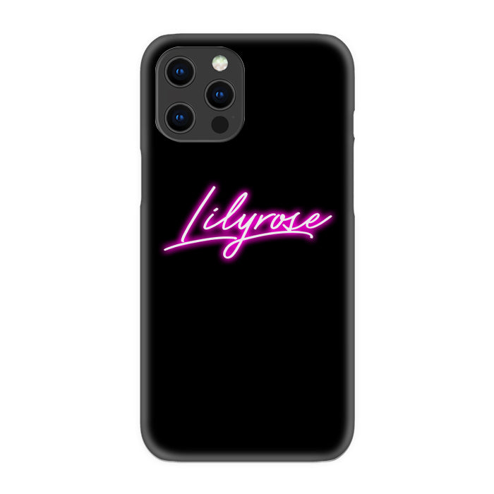 Personalised Neon Initial iPhone 13 Pro Max Case