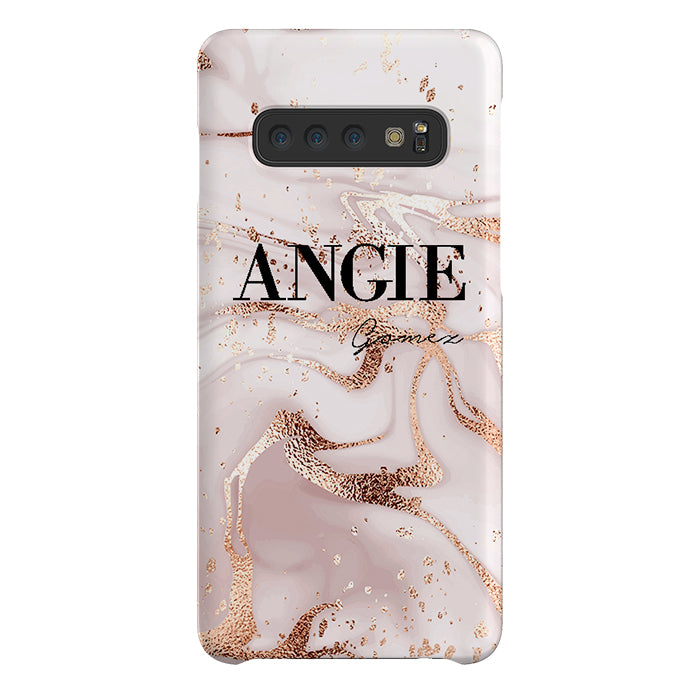 Personalised Liquid Marble Name Samsung Galaxy S10 Case