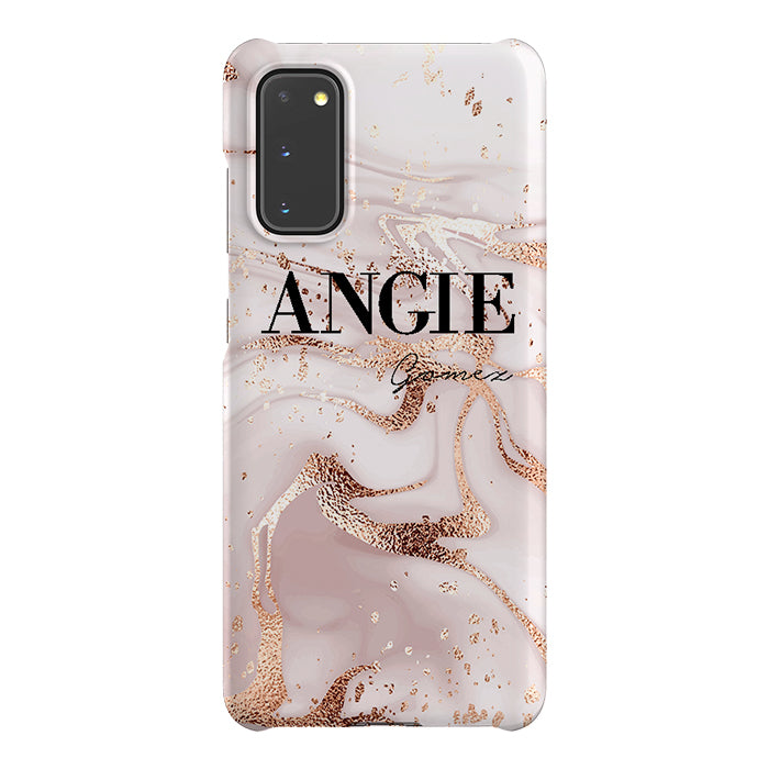 Personalised Liquid Marble Name Samsung Galaxy S20 Case