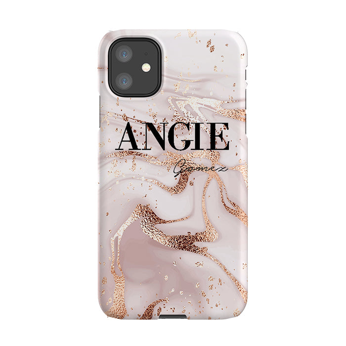Personalised Liquid Marble Name iPhone 11 Case