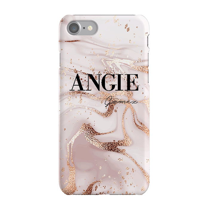 Personalised Liquid Marble Name iPhone 7 Case
