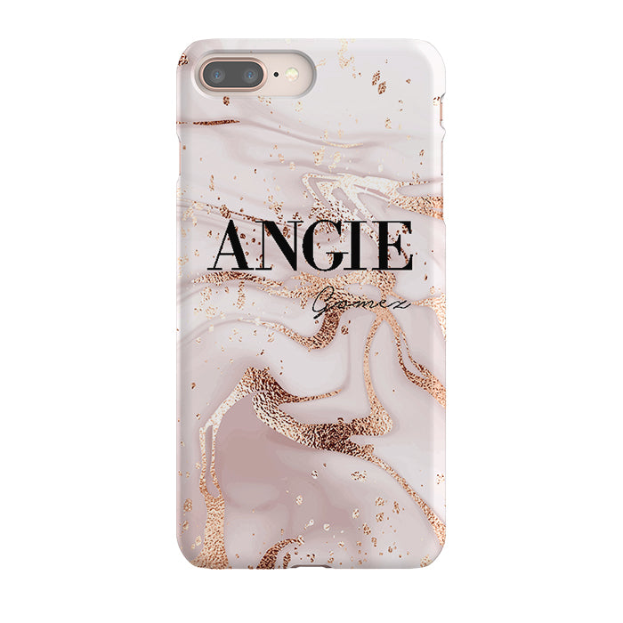 Personalised Liquid Marble Name iPhone 8 Plus Case