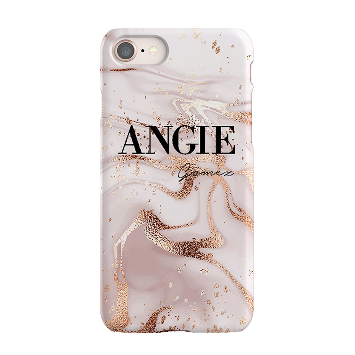 Personalised Liquid Marble Name iPhone 8 Case